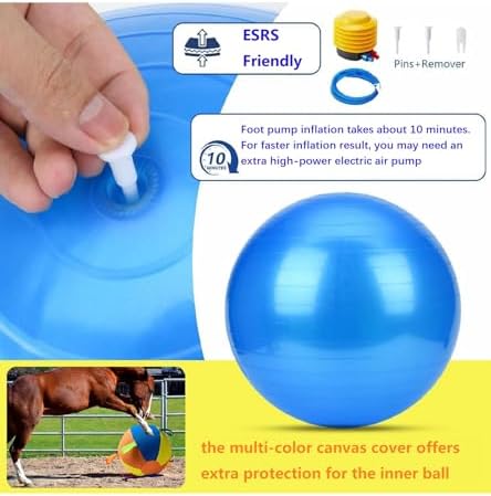 Herding Ball for Dogs 22.5" Large Dog Ball for Medium & Huge Breeds