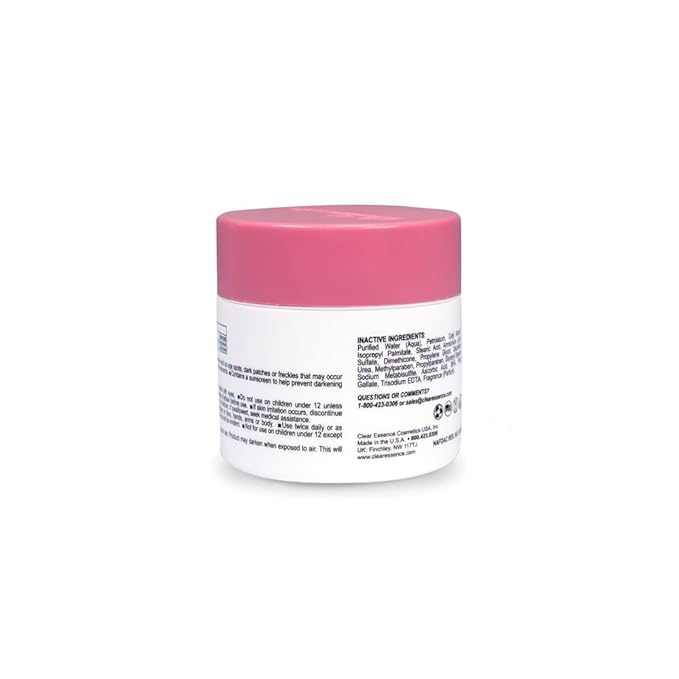 Clear Essence Exclusive Medicated Fade Creme With Sunscreen - Fade Cream For Dark Spots - Beauty Cream for Glowing Skin Complexion - Skin Care (4 Oz.)