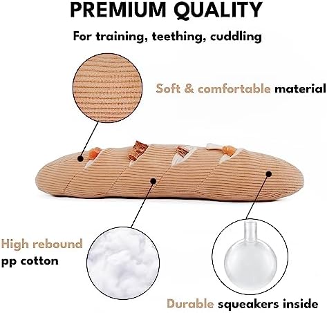 CHEWFFON Interactive Dog Snuffle Toy, Enrichment Squeaky Toy for Boredom