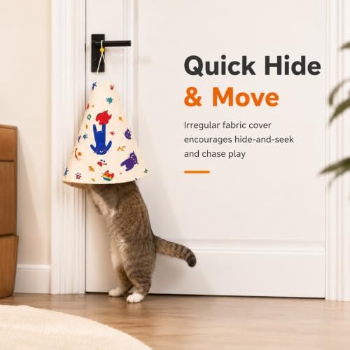 Interactive Cat Toys for Indoor Cats, Automatic Hanging Cat Hunting Toy