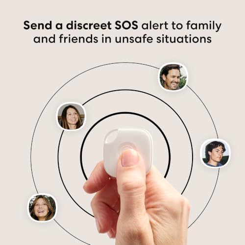 Life360 Tile - Bluetooth Tracker, Keys Finder and Item Locator for Keys, Bags and More. Phone Finder. Both iOS and Android Compatible. 1-Pack (White)