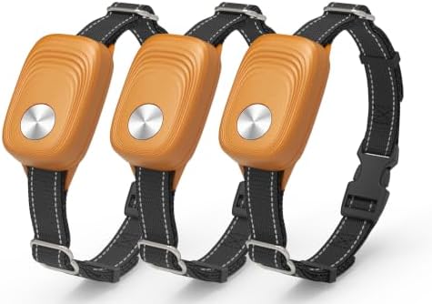 Automatic Pet Door Collar, Compatible with MS-5, Sunset Orange,3PK
