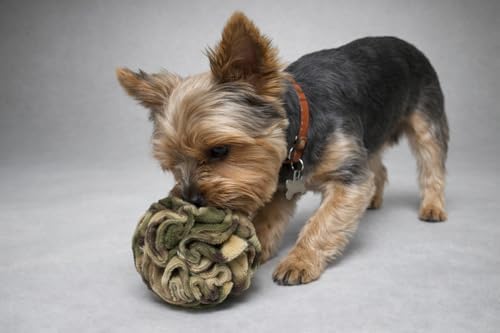 Glory To Dog Puppy and Small Breed Snuffle Dog Puzzle Ball Toy Camouflage