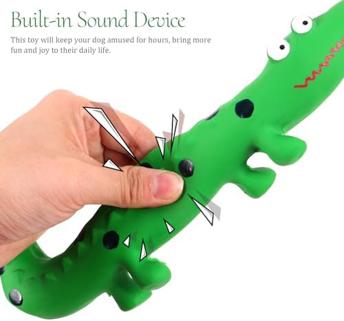 Angoily Pet Latex Toys Lizard Dog Toys Squeaky Small Dog Interactive Pet Molar Fetch Lizards Squeaky for Small s Animal Plush