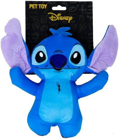 Buckle-Down Disney Dog Toy, Lilo and Stitch Stitch Arms Up Full Body Standing Pose Pet Toy, Plush