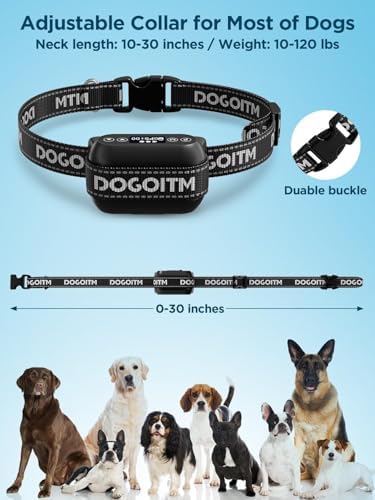 Wireless Dog Fence for 2 Dogs, GPS Wireless Dog Fence with 3 Warning Modes, Pet Containment System with AI Smart Signal, IPX7 Waterproof Electric Dog Collar for Outdoor(2 Collars)