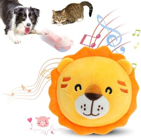 Active Moving Dog Toys, Interactive Bouncing Dog Balls Jumping Music Modes