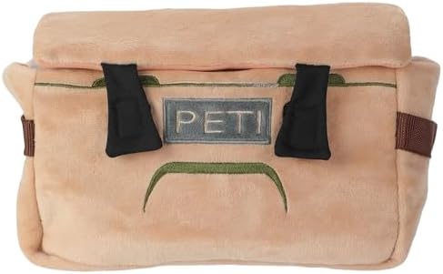 Peti Cooler – Luxurious Parody Plush Dog Toy Cooler with Premium Fabric, Embroidered Details, Holds Chomp Haus Plush Can Toys, Designer-Inspired Gift for Large Dogs & Dog Lovers