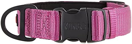 KONG Max HD Ultra Durable Neoprene Padded Dog Collar (XL, Pink)