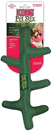 Kong PetStix - Durable Interactive Fetch Toy for Indoor/Outdoor Play - Medium Dog Toy (Assorted Colors)