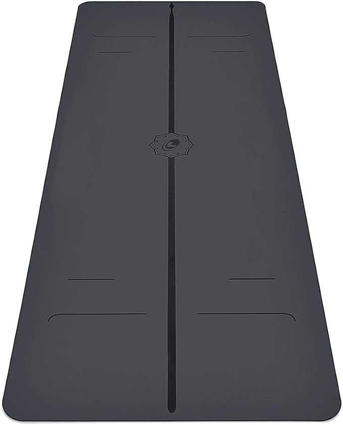 Liforme Evolve Yoga Mat – Free Yoga Bag Included - Patented Alignment System, Warrior-like Grip, Non-slip, Eco-friendly, Sweat-Resistant, Long, Wide, 4.2mm thick mat for comfort