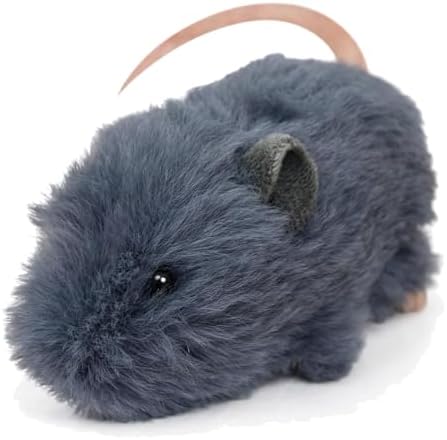 Vaulted Skulls & Co Mouse Dog Toy 7" | Mouse Stuffed Animal Small | Fluffy Mouses Small Dog Toy | Cat Mouse Toy | Small Mouses Plush Dog Toy | Mouse Toy for Cats | Squeaker-Free | Gray | 7"