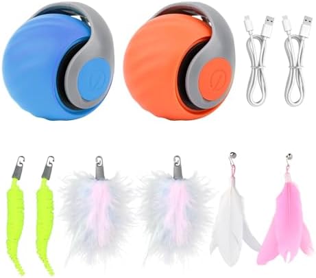 2 Packs Newly upgraded version 2.0 Cat Toys, Cat toys for indoor cats