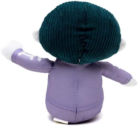 Buckle-Down Disney Squeaky Plush Dog Toy for Large, Medium & Small Dogs, The Nightmare Before Christmas Barrel Full Body Pose, 2.5" x 5.0"