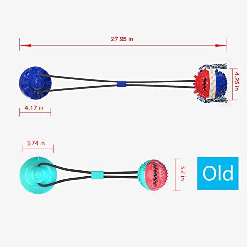 Dog Toys for Aggressive Chewers Large Breed,Suction Cup Tug of War Pull Toy
