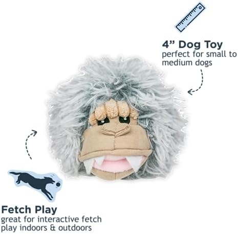 Tall Tails 2-in-1 Fetch Ball Dog Toy, Yeti