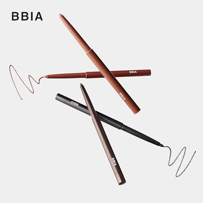 BBIA Last Auto Gel Eyeliner 17 Color – Multi-Use Longwear & Waterproof Mechanical Eye Liner Easy Drawing with Smooth Texture Smudge-Resistant Shadow & Glitter Vegan Korea Eye Makeup (06 CHOCO MOUSSE)