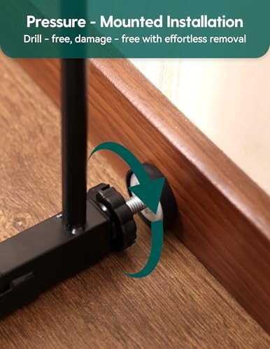 Babelio Smart Baby/Pet Gate, New Generation of Safety Gate with Infrared Auto-Unlock