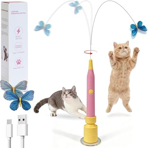 Interactive Cat Toys for Indoor Cats Automatic Cat Wand Toy