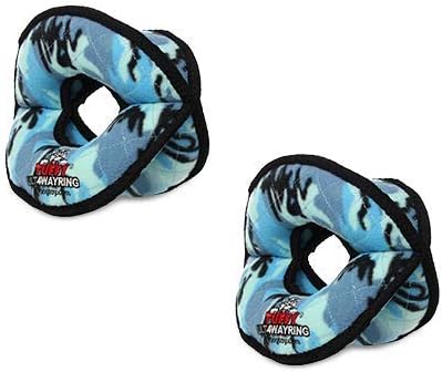 TUFFY® 2 Pack Ultimate 4Way Ring Ultra Durable Plush Dog Toys