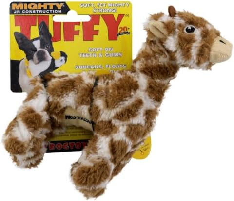 MIGHTY Tuffy Giraffe Ultra Durable Plush Dog Toy
