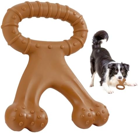 Dog Chew Toys for Aggressive Chewers, Dog Toys for Large Medium Small Dogs, Chew Bones for Heavy Chewer, Indestructible Bone Toy Nylon Dogs (Bone)