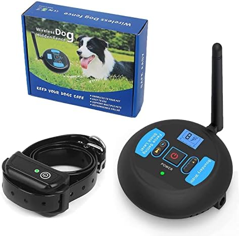 Wireless Dog Fence Collar, Waterproof Rechargeable for Stubborn Dogs