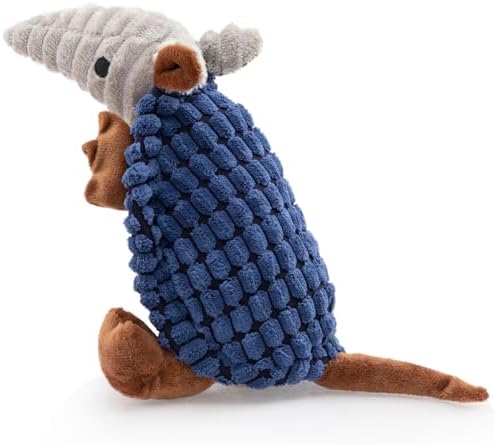 Hollypet Armadillo Squeaky Puppy Dog Toys for Small Medium Dogs, 8"