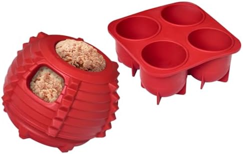 XHX Dog Toy to Keep Your Pup Distracted - Safe for Dogs - Low-Mess Design - Dog Toys for Small Dogs 10-25 lbs(Red, S)