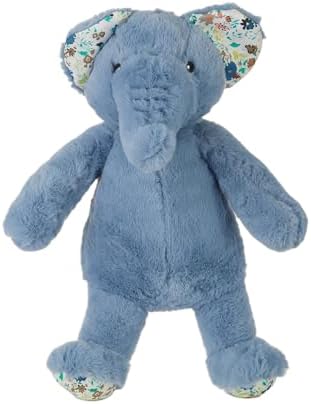 Petlou Dog Plush Toys,Crinkle Toy, Interactive Stuffed Squeaky Toys Chew for Medium Small Large Dogs,Cute (15" Promo Elephant-Blue)