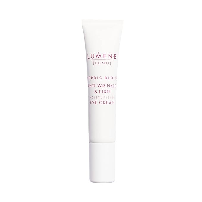 Lumene Anti Wrinkle & Firm Moisturizing Eye Cream - Skin Firming & Hydrating Nordic Berry Pre-Retinol Eye Cream for Dark Circles + Under Eye Bags - Vegan for Wrinkles & Fine Lines (.50z)