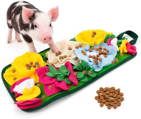 HIHITE Pig Enrichment Toys, Mini Pig Foraging Mat