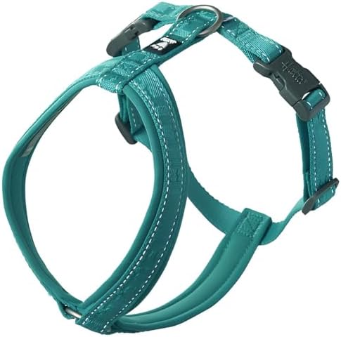 Hurtta Casual ECO Dog Y-Harness, Peacock, 35-39 in