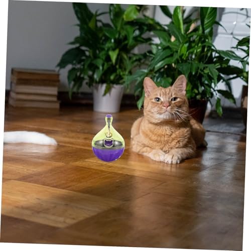 VANZACK Pet Food Dispenser Tumbler Toy for Cats Dogs Interactive Slow Feeder for Indoor Pets Creative Snack Toy for Diet Control Fun Exercise for Boredom Relief