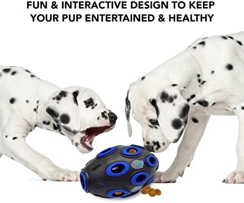 Pets First NCAA Florida Gators Football Treat Dispensing Toy for Dogs and Cats, Rubber Ball Dog Toy, Interactive Fun Dog Treat Toy, Natural Rubber Dog Feeding Toy