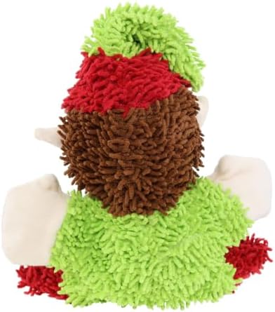 MIGHTY Tuffy Microfiber Medium Elf Ultra Durable Plush Dog Toy