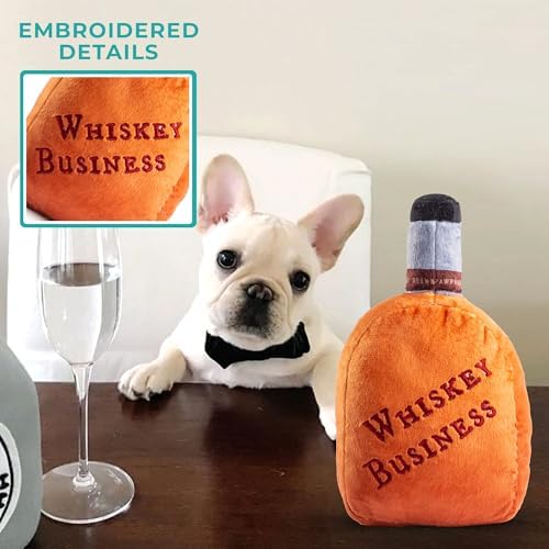 Haute Diggity Dog Woofford Reserve Bottle Plush Dog Toy, Drink Parody Toy