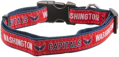 Pets First NHL Collar for Dogs & Cats. Adjustable, Cute, & Stylish! The Ultimate Hockey Fan Collar!