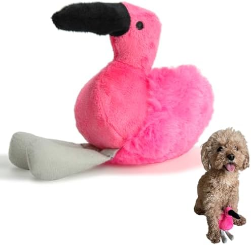 Glory To Dog TinyToy Plush Flamingo Small Dog and Puppy Toy