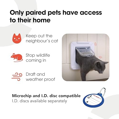 Cat Mate Elite Microchip Cat Door with Timer Control