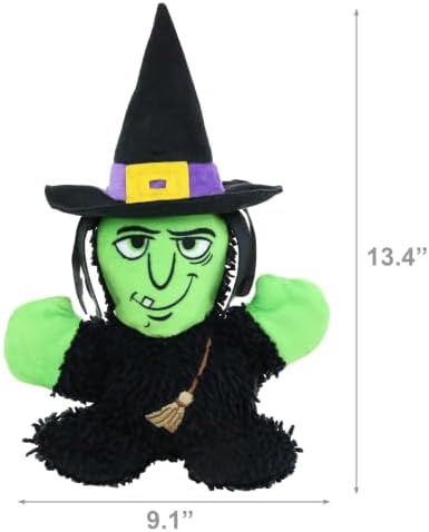 MIGHTY® 2 Pack Microfiber Medium Witch Ultra Durable Plush Dog Toy