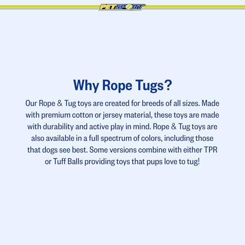 PetSport Fling Thing Dog Ball on Rope Toy, 12" Tennis Ball Rope for Fetch and Tug of War - 2.5" Tuff Ball with Non-Abrasive Felt, Non-Toxic, Durable Toy for Small and Medium Dogs