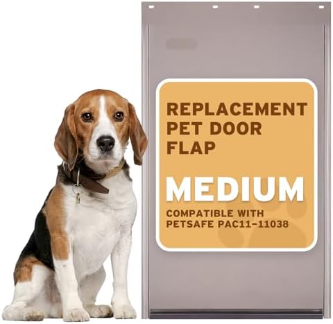 Medium Dog Door Replacement Flap Petsafe PVC 12 7/8" x8 1/8" Weatherproof