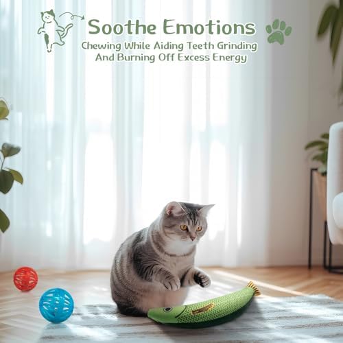 33-Pack Cat Toys for Indoor Cats & Kittens, Interactive Cat Toy