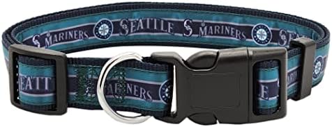 Pets First MLB SEATTLE MARINERS Dog Collar, Medium (MRN-3036-MD)