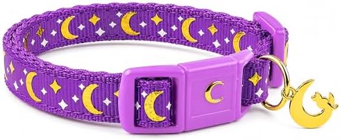 Breakaway Cat Collar with Bell for Kittens & Cats