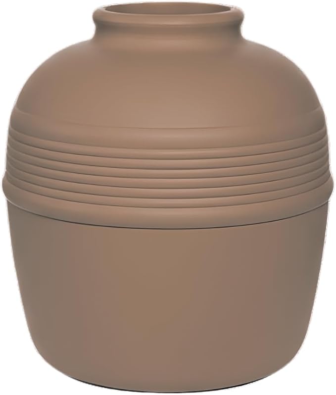 Good Pet Stuff Hidden Litter Box Planter, Decorative Cat Litter Enclosure with Carbon Filter, Upgraded Design, Easy to Clean, Replacement Kit, Original Round Style, Terracotta Brown
