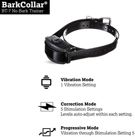 Dogwatch Anti-Bark Collar for Small to Large Dogs - Waterproof Bark Control Training Device with Beep, Vibration, and Shock Features - Efficient No Bark Collar for Dog Barking Control (Black)