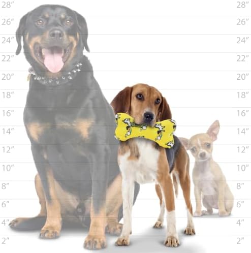 MIGHTY Tuffy 2 Pack Bone Dog Toy: Ultra Durable Plush Toy with Multiple Layers & Reinforced Seams, Washable and Floats, Vinyl Bone & Fleece
