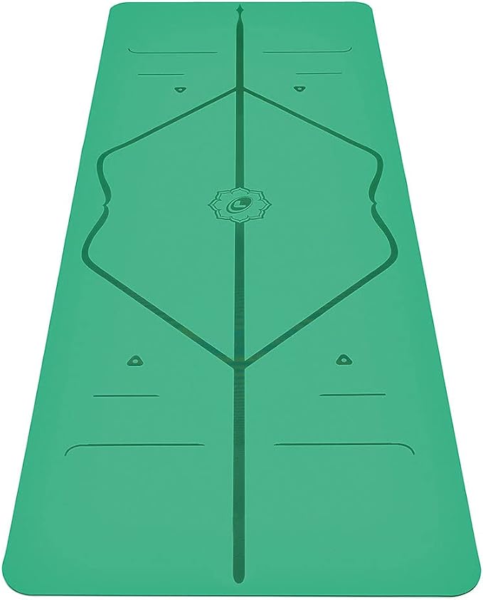 Liforme Travel Yoga mat – Patented Alignment System, Warrior-Like Grip, Non-Slip, Eco-Friendly, Ultra-Lightweight and Sweat Resistant, Made with Natural Rubber